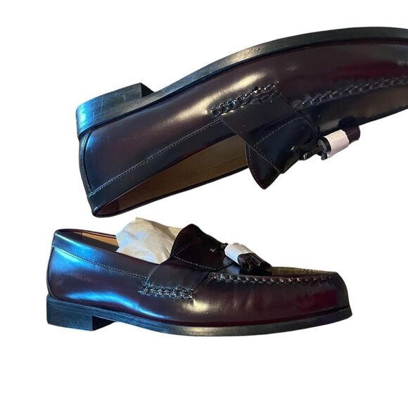 Johnston & Murphy Burgundy Tassel Loafers main image 4